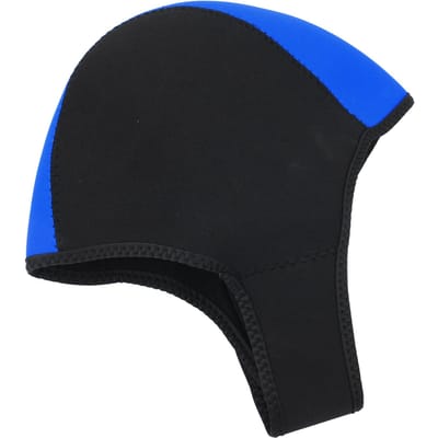 Wetsuit Cap Thermisch Zwemmen Surfen Duiken Cap Zon UV Bescherming Sneldrogend voor Mannen Vrouwen Zwart Blauw