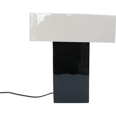 Leitmotiv Tafellamp Grato Recto - Zwart - 32x15x35cm - Modern