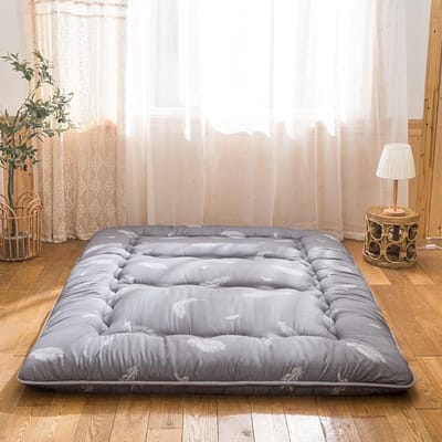 Oprolbare Matras - Gastematras Futon - Comfortabel Slapen - Draagbaar Opvouwbaar - 90 x 200 cm - CC
