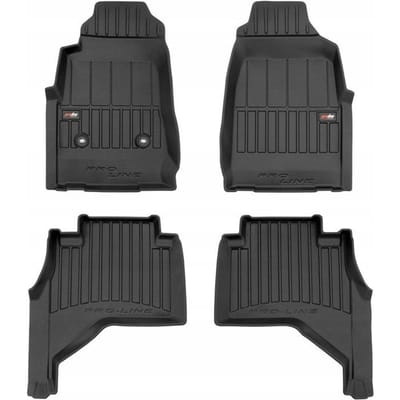 Frogum 3D Pro-Line - Automatmatten - Geschikt voor Isuzu D-MAX II 2011-2019 - TPE Rubber - 4-delig - Hoge rand 6cm