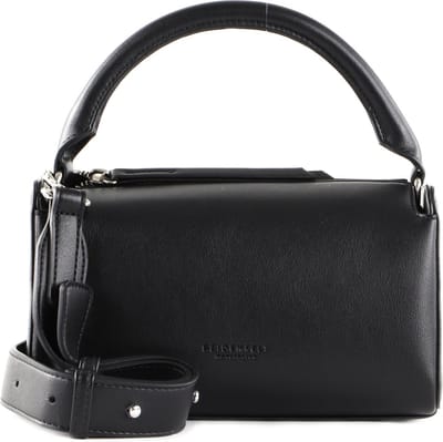 SEIDENFELT MANUFAKTUR Handtas Schoudertas Fria Handbag Black Zwart