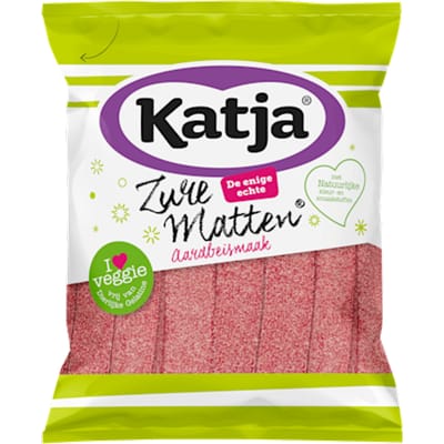 Zure matten aardbei