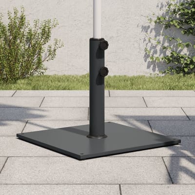 vidaXL - Parasolvoet - voor - stokken - van - Ø32/38/48 - mm - 17 - kg - vierkant