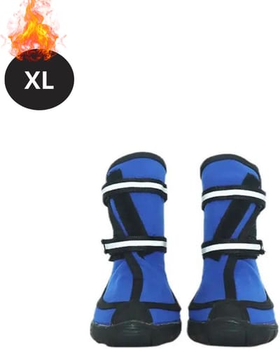 Bovista Hondenschoenen Pootbeschermer - Hondenschoenen - 4 Stuks - Hondenschoentjes - Pootbescherming Hond - Waterbestendig - Antislip - Blauw - XL