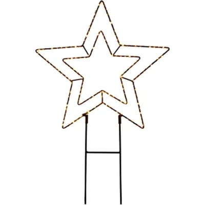 Central Park Verlichte Kerstster - 180 Led's - Warm Wit - 38cm - Buiten