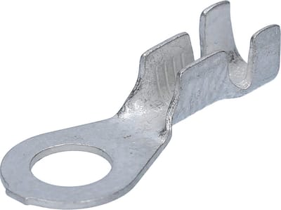 Pak met 10 klauwkabelschoenen ringvorm KKS2,5-M5-12 klauwen 1,5-2,5 mm² M5 vertind messing