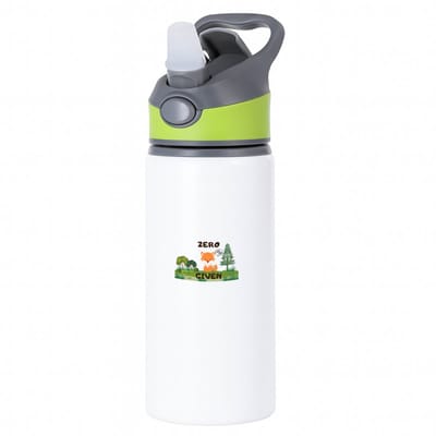 Hacebo® - Leuke waterfles met rietje groen - Collega - Collega - Verjaardag cadeau - Valentijn cadeau voor mannen en vrouwen - Cadeau voor hem en haar - met tekst - water fles - 650ML