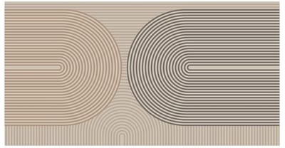 MD Entree - Deurmat - Schoonloopmat - Vision - Rainbow Beige - 40 x 80 cm