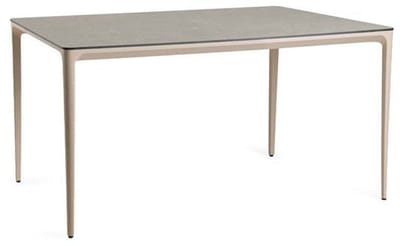Tierra outdoor - Elegante dining tafel trespa ophira champagne 160...