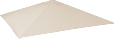 Vervangende hoes voor parasol MCW-D20, parasolhoes Vervangende hoes, 5x5m (Ø7,2m) Polyester ~ crème