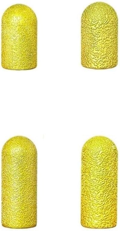 Polijstkoppen Set - Schuurschijven - Steen Bewerken - Vacuüm Gesoldeerd - 4 Stuks - Goud
