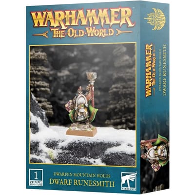 Figurine Games Workshop Warhammer ToW - Dwarfen Mountain Holds Dwarf Runesmith