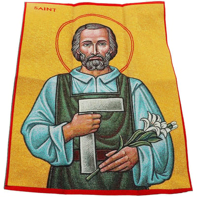 Christelijke Iconen Carpenter St. Jozef Portret Puur Handwerk Christelijke Wanddecoratie 40X30CM voor