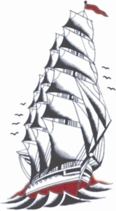 VINTAGE TATTOOS - Ship 1920