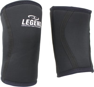 Power Lifting Knie Band 10mm Heren/Dames Zwart M