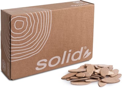 Houten Platte Deuvels 20mm - 200stuks Beukenhout voor Verbindingen en Freestoestellen