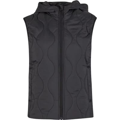 Urban Classics Ladies Super Light Puffer Vest Vest zwart XS - Polyester - Basics