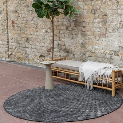 Buitenkleed Dahl Rond - Zwart - Dubbelzijdig - Rond 240 Ø - (XXL)