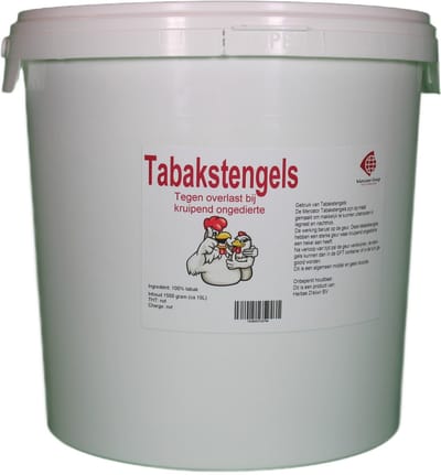 Mercator-groep Tabakstelen - 10 Liter Emmer - 3 kg - Kort Tabakstro