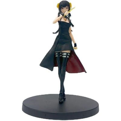 Figurine Anime SPY×FAMILY 16CM Kawai Anya Forger Yor Forger Figurines d'Action Figurine Debout Modèle de Collection Poupée Jouets Parfaits en Stock black