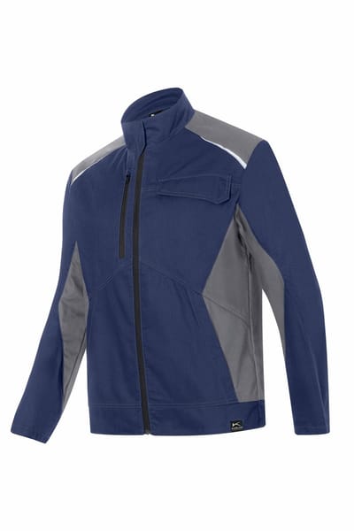 KUBLER ICONIQ PRO 11455380 Stof Werkjas HEREN Veiligheidsjas Donkerblauw Middengrijs - Industriewasbaar - Oeko Tex