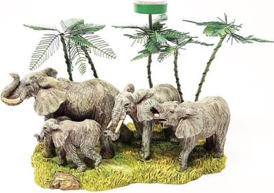 Olifant beeld Olifant decoratie waxinehouder