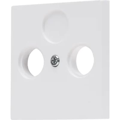 Kopp Afdekplaat Athenis Coax Mat-wit