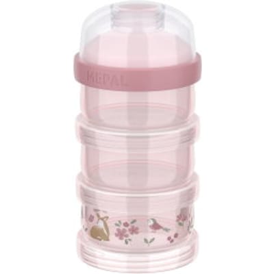 Mepal Mio Melkpoedertoren 3-delig Little Dutch - 360 ml - Luchtdichte afsluiting met schekdop - Multifunctioneel opbergen en doseren - Fairy Garden