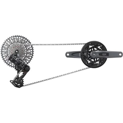 Sram Gx T-type Eagle E-mtb Brose Transmission Axs Groepset Zilver 160 mm 36t / 10-52t