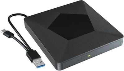Externe Blu-ray Speler - Draagbare Brander - Films Kijken - USB 3.0 Snelheid - 2 MB Cache - Zwart