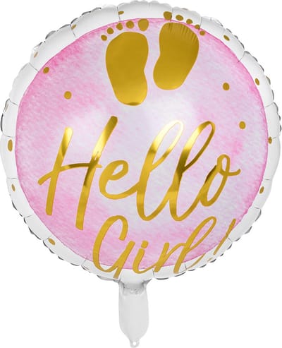 Boland - Folieballon 'Hello girl!' - Multi - Folieballon