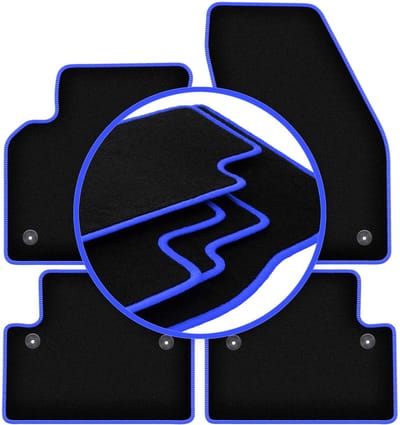 CARLUX-BLUE automatten voor: Volvo C30 hatchback (2006-2012)