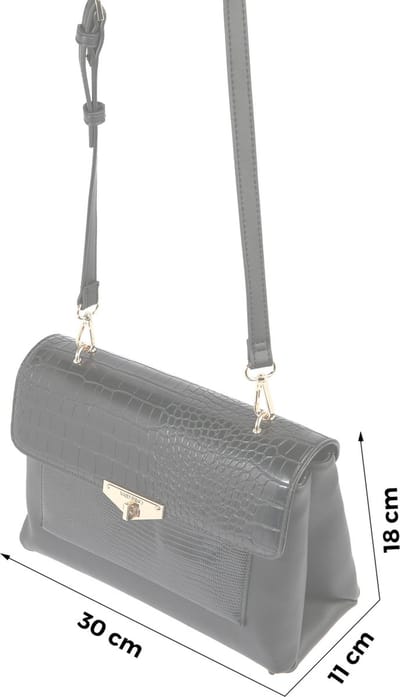VALENTINO Schoudertas Abby Crossbody Bag Cuoio Zwart