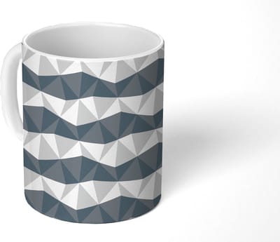 Mok - Koffiemok - Zebra - Geometrie - Patronen - Mokken - 350 ML - Beker - Koffiemokken - Theemok