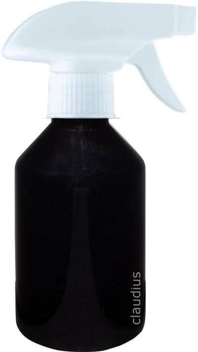 Lege Plastic Fles 250 ml zwart met witte spraykop - set van 10 stuks - navulbaar - leeg