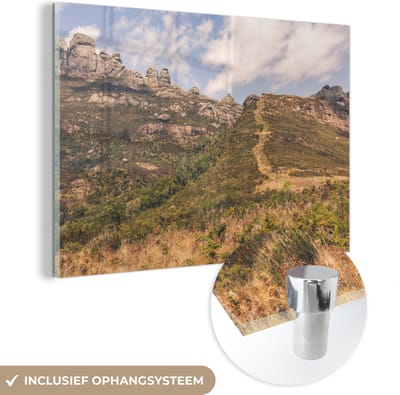 ® Glasschilderij 180x120 cm - Schilderij acrylglas - Omgeving van het Nationaal park Andringitra - Foto op glas - Muurdecoratie woonkamer - Wanddecoratie slaapkamer - Schilderijen