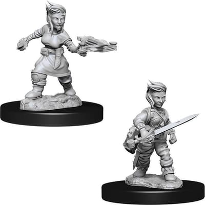 Pathfinder Battles Deep Cuts - Female Halfling Rogue