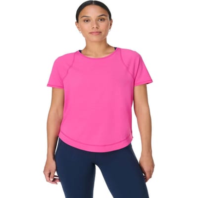 Sweaty Betty Breathe Easy Mesh T-Shirt ROZE - Maat XS