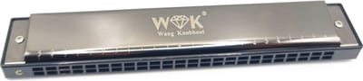 WK 24 toetsen mondharmonica's - mondharmonica c-mondharmonica voor volwassenen en kinderen-tremolo Harmonica-zwart