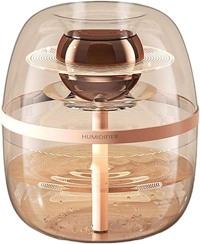 Slaapkamerbevochtiger - Koele mist - Comfortabel binnenklimaat - Stil en betrouwbaar - 3L watertank - Roze