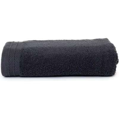 The One Towelling Organic Handdoek - 50 x 100 cm - Hoge vochtopname - Met ophanglus - 550 gr/m² - 100% Organisch katoen - Antraciet
