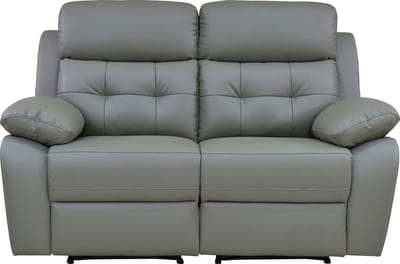 Lannilis-Sofa 2-zits - Elektrisch - Lichtgrijs PU