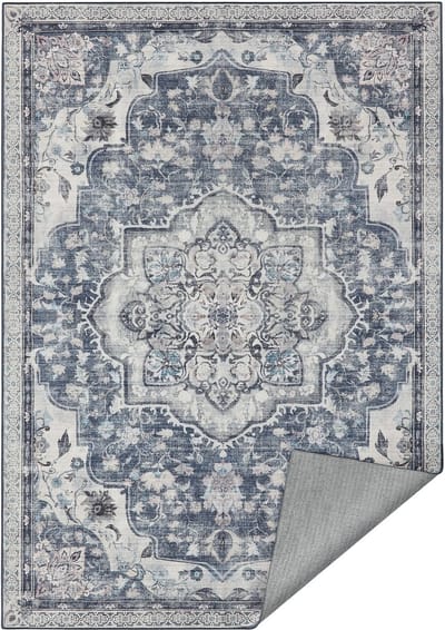 SONGMICS HOME - Tapijt - Vintage Vloerkleed - Wasbaar en Antislip - Voor Woonkamer Slaapkamer Keuken