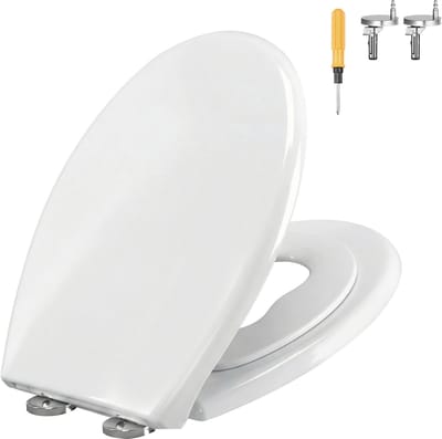 SONGMICS - WC Bril - O-Vorm - Kindertoiletbril met Softclose - Afneembare Deksel - Eenvoudige Montage
