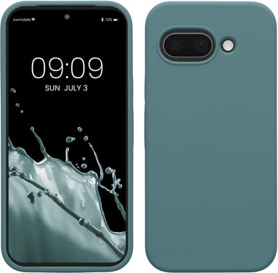kwmobile telefoonhoesje geschikt voor Google Pixel 9a - Hoesje met siliconen coating - Smartphone case in Arctische nacht