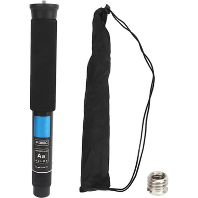 Camera Monopod 8 Secties Selfie Stick Wandelstok Aluminiumlegering voor Wandelen Kamperen