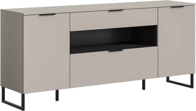 Noida dressoir kasjmier NB zwart NB - 41x185x80cm