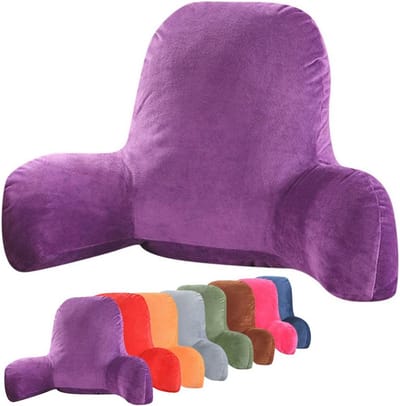 Pluche Ontspanningskussen voor Lezen en TV | Rugsteun | Neusverkoudheid | 52x38x20cm