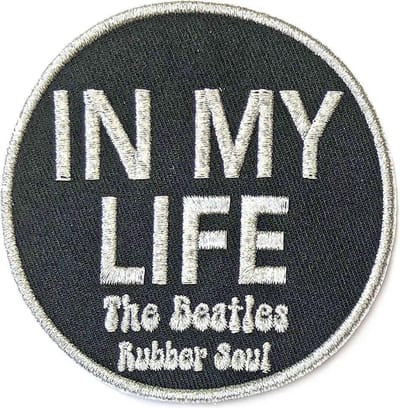 The Beatles - In My Life Patch - Zwart