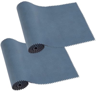 Dailygoods - 2 Stuks Toetsenbord Piano Cover in Leisteen Grijs